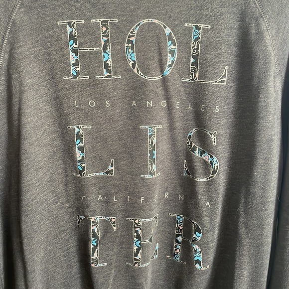 Gray Hollister Sweatshirt, Size XS - Picture 3 of 4